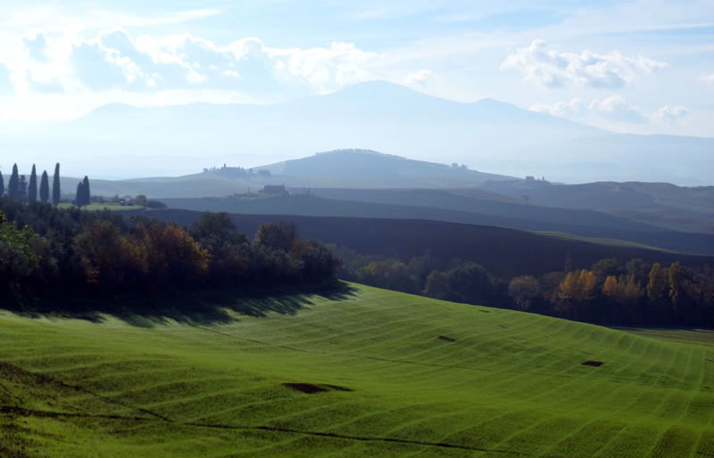 Panorama in der Val d'Orcia